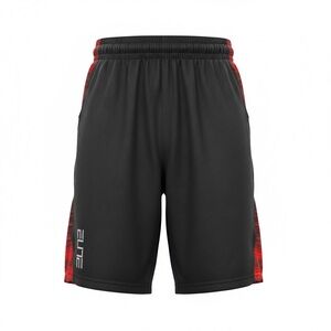 Nike Elite Black and Red Athletic Shorts